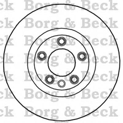 BBD5995S Borg&beck freno de disco delantero