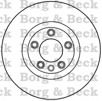 BBD5994S Borg&beck disco de freno delantero