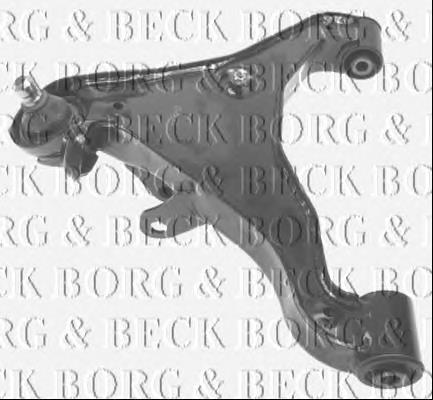 BCA6726 Borg&beck barra oscilante, suspensión de ruedas delantera, inferior izquierda