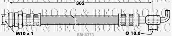 BBH6373 Borg&beck latiguillo de freno delantero