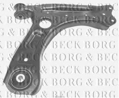 BCA6874 Borg&beck barra oscilante, suspensión de ruedas delantera, inferior derecha