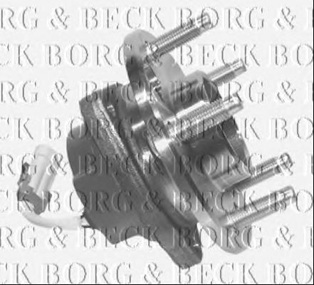 Cubo de rueda delantero BWK848 Borg&beck