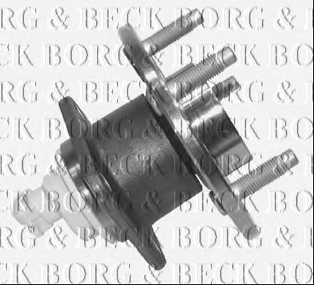 Cubo de rueda trasero BWK849 Borg&beck