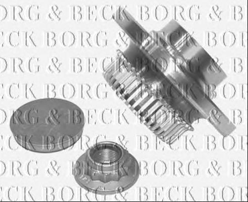 BWK850 Borg&beck cubo de rueda trasero