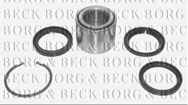 BWK817 Borg&beck cojinete de rueda trasero