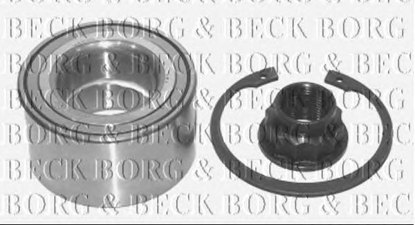 BWK833 Borg&beck cojinete de rueda delantero