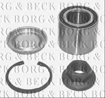 BWK884 Borg&beck cojinete de rueda trasero