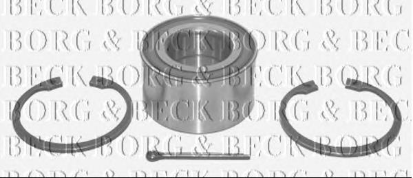 BWK883 Borg&beck cojinete de rueda delantero