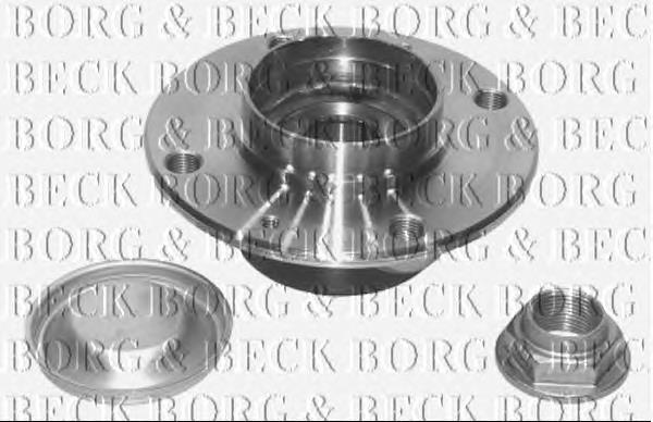 BWK895 Borg&beck cubo de rueda trasero