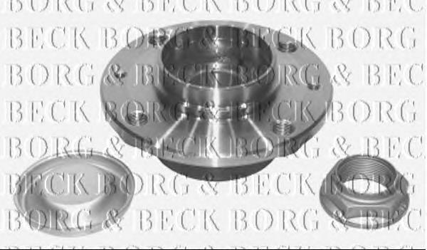 BWK894 Borg&beck cubo de rueda trasero