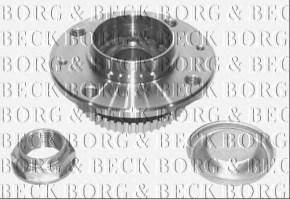 BWK897 Borg&beck cubo de rueda trasero