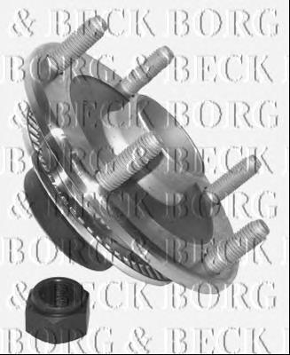 BWK864 Borg&beck cubo de rueda trasero