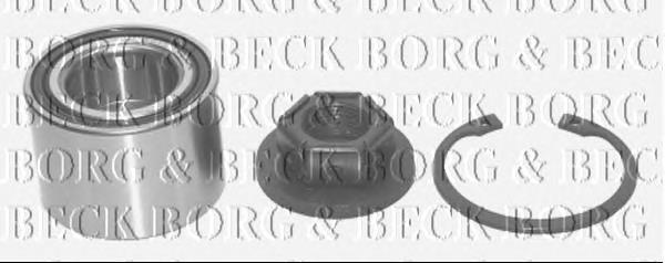 BWK745 Borg&beck cojinete de rueda trasero
