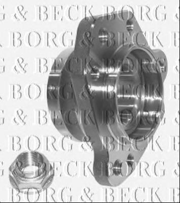 BWK756 Borg&beck cojinete de rueda trasero
