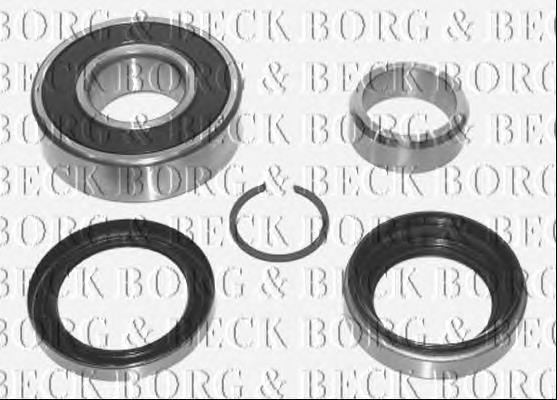 BWK762 Borg&beck cojinete de rueda trasero