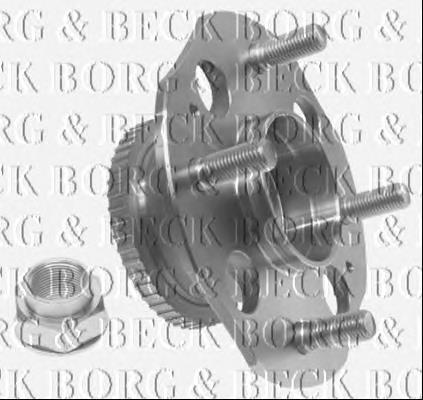 BWK754 Borg&beck cubo de rueda trasero