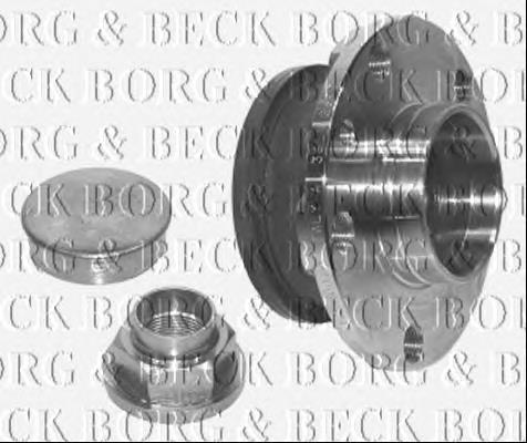 BWK717 Borg&beck cojinete de rueda trasero