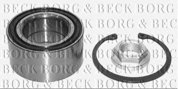 BWK734 Borg&beck cojinete de rueda trasero