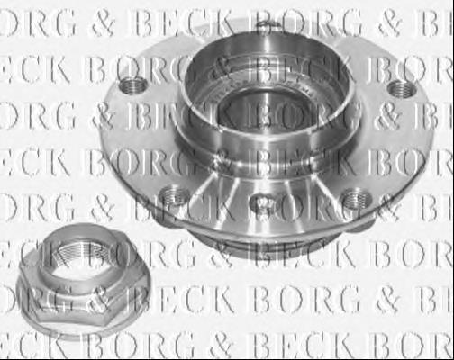 BWK733 Borg&beck cubo de rueda delantero