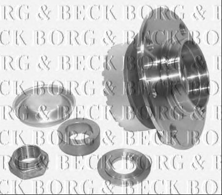 BWK729 Borg&beck cubo de rueda trasero