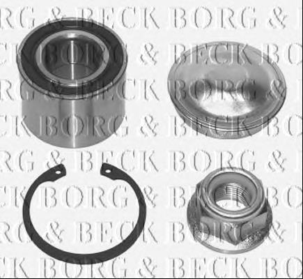 BWK795 Borg&beck cojinete de rueda trasero