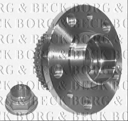 BWK793 Borg&beck cubo de rueda trasero