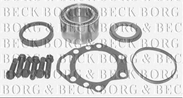 BWK784 Borg&beck cojinete de rueda trasero