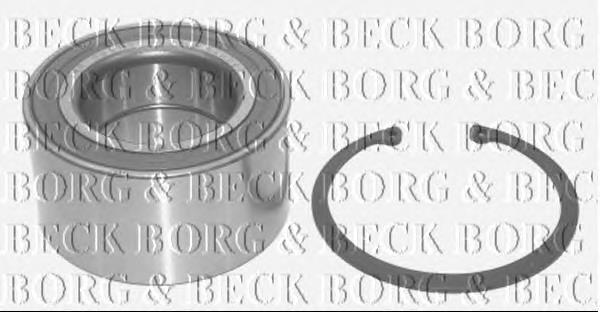 Cojinete de rueda trasero BWK782 Borg&beck
