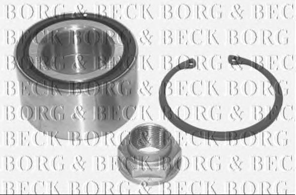 BWK927 Borg&beck cojinete de rueda trasero