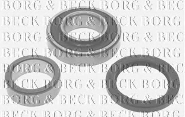 BWK945 Borg&beck cojinete de rueda trasero