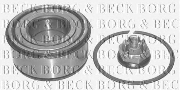 BWK911 Borg&beck cojinete de rueda delantero/trasero