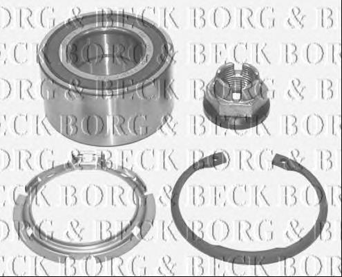 BWK913 Borg&beck cojinete de rueda delantero