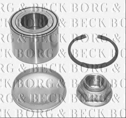 BWK909 Borg&beck cojinete de rueda trasero