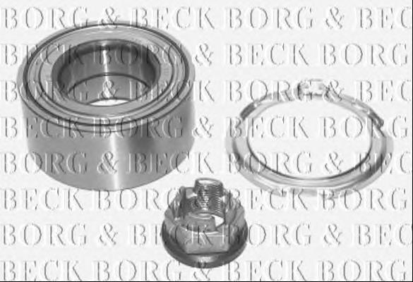 BWK908 Borg&beck cojinete de rueda delantero