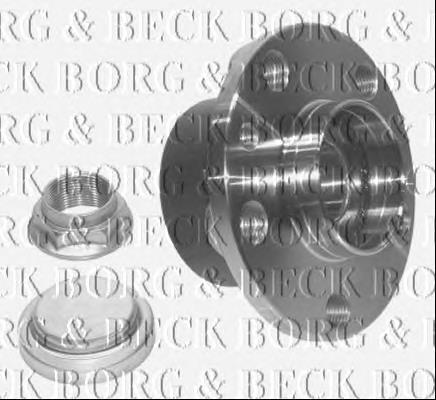 BWK917 Borg&beck cubo de rueda trasero