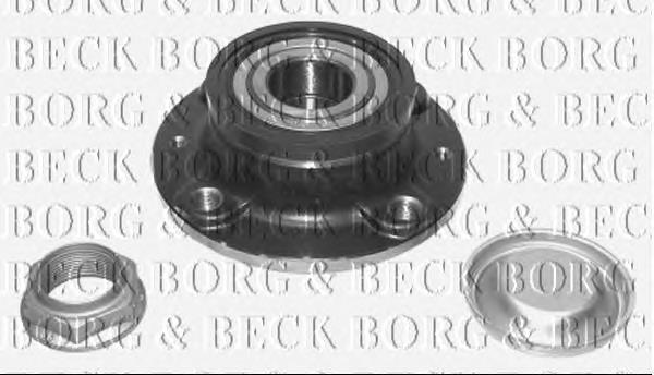 BWK983 Borg&beck cubo de rueda trasero