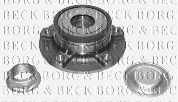 BWK985 Borg&beck cubo de rueda trasero