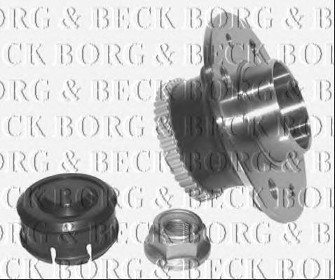 BWK987 Borg&beck cubo de rueda trasero