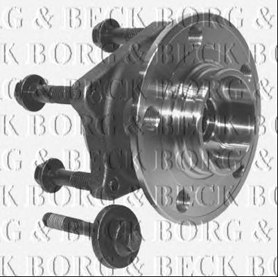 Cubo de rueda trasero BWK964 Borg&beck