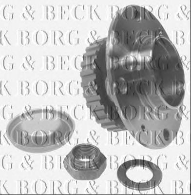 BWK413 Borg&beck cojinete de rueda trasero