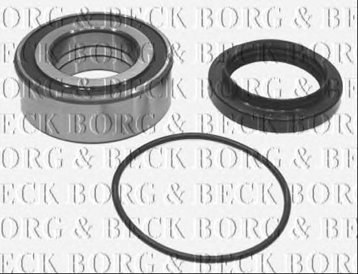 BWK407 Borg&beck cojinete de rueda trasero