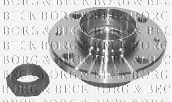 BWK489 Borg&beck cubo de rueda trasero