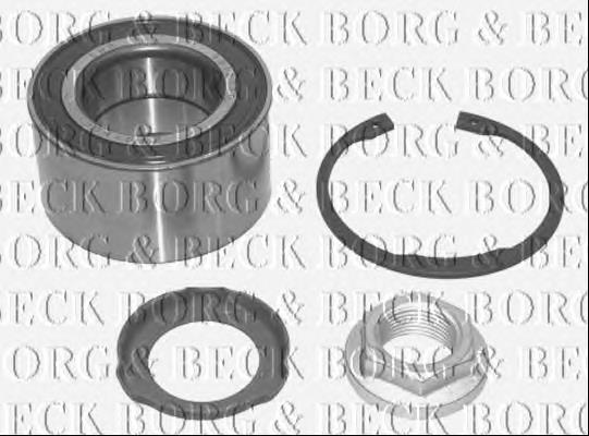 Cojinete de rueda trasero BWK482 Borg&beck