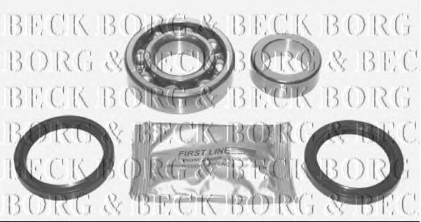 BWK457 Borg&beck cojinete de rueda trasero