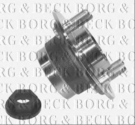 BWK472 Borg&beck cubo de rueda trasero