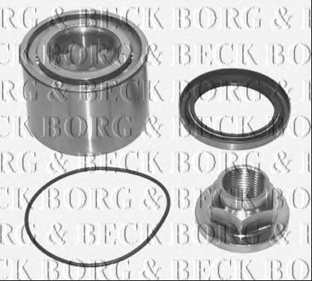 BWK339 Borg&beck cojinete de rueda trasero