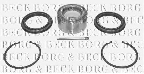 Cojinete de rueda delantero BWK351 Borg&beck