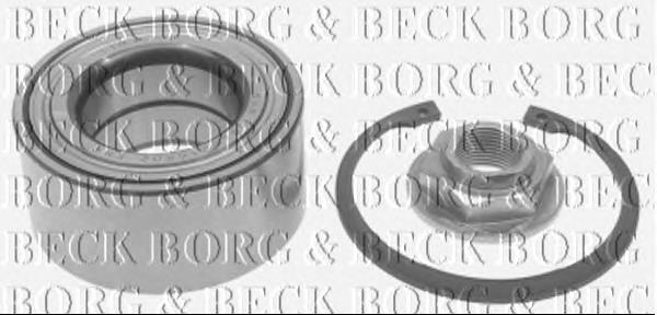 BWK320 Borg&beck cojinete de rueda trasero