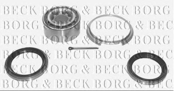 BWK335 Borg&beck cojinete de rueda delantero
