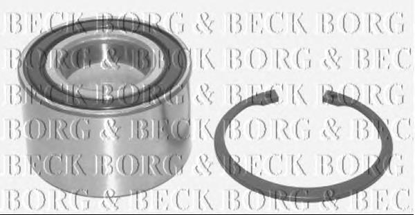 BWK327 Borg&beck cojinete de rueda trasero